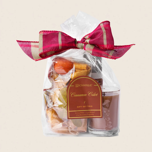 AROMATIQUE Cinnamon Cider Gift Set Trio