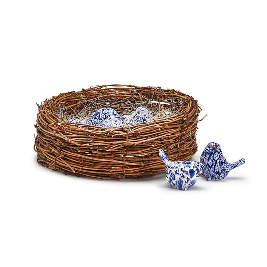 Two's Company Chinoiserie Blue Robin