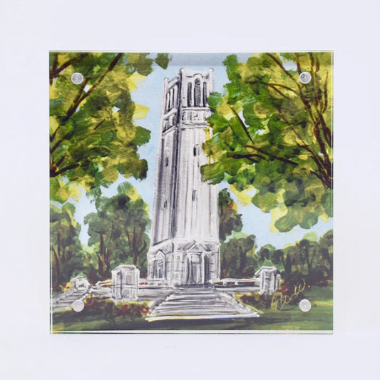 Have Mercy Gifts NCSU Landmark Acrylic Block - 4x4