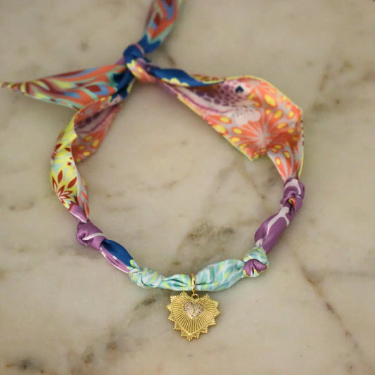 Deep South Originals Sunset Garden Scarf Necklace