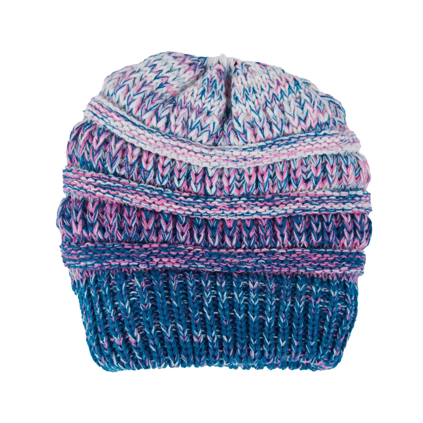 Howard's Ombre Crochet Knit Beanie Iris O/S