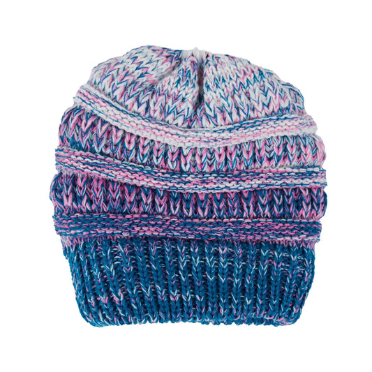 Howard's Ombre Crochet Knit Beanie Iris O/S