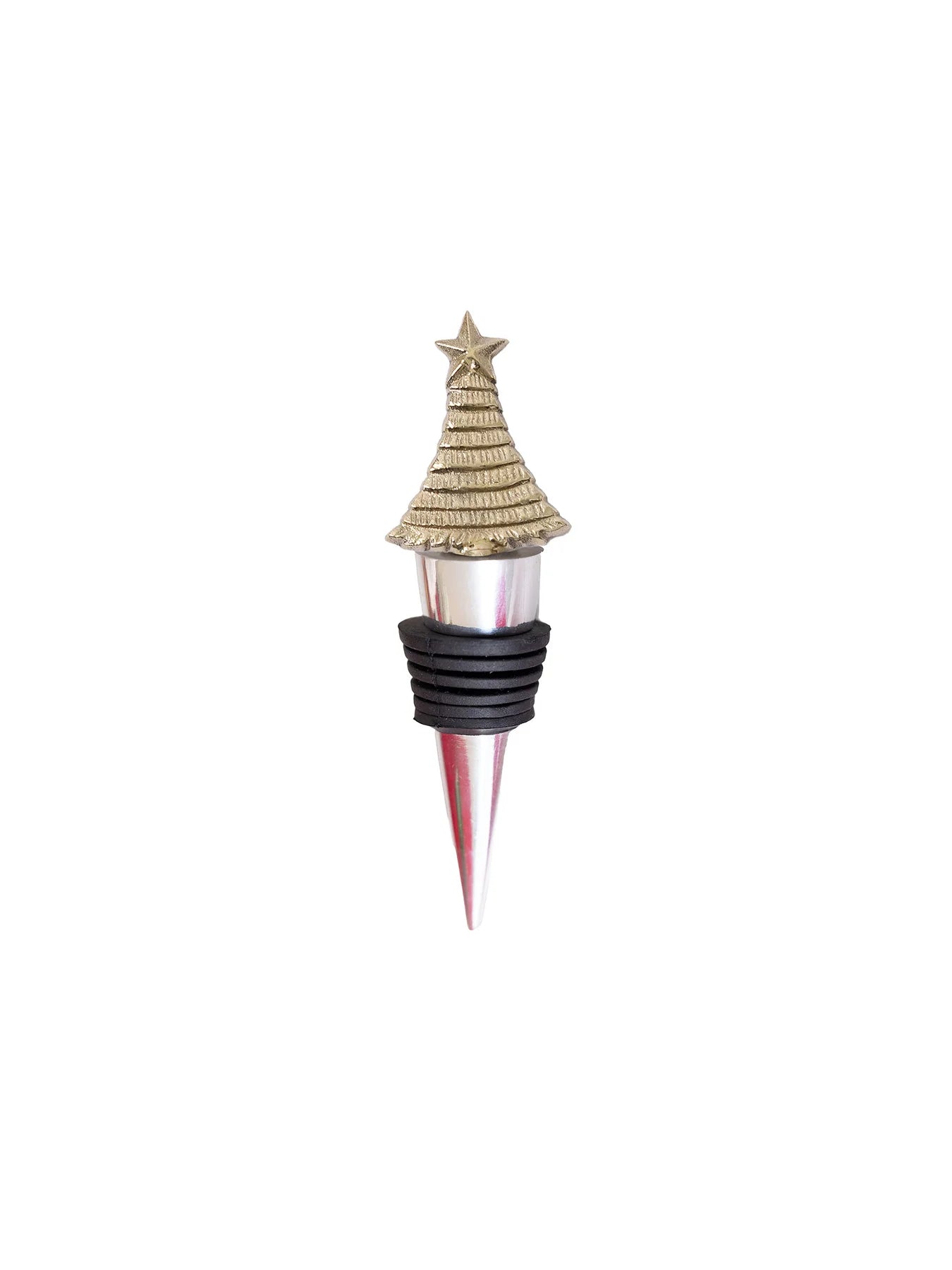 Mary Square Christmas Tree Wine Stopper