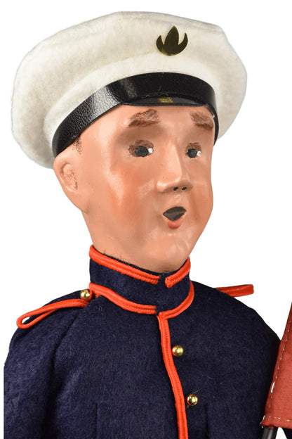 Byers' Choice Marine Man with Flag