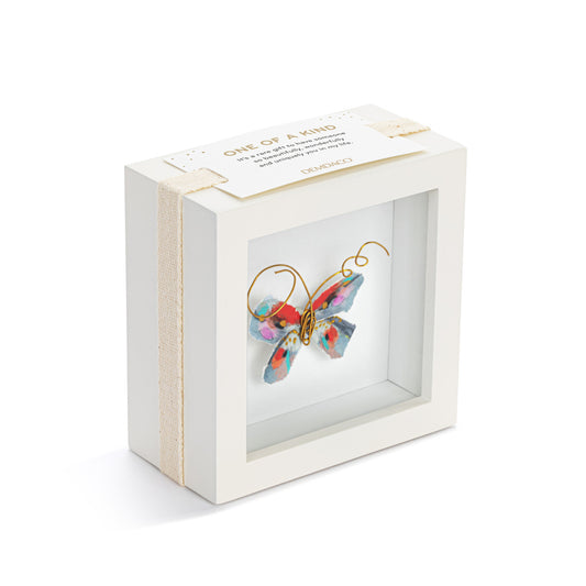 Demdaco One of a Kind Red Blue Multi Shadow Box