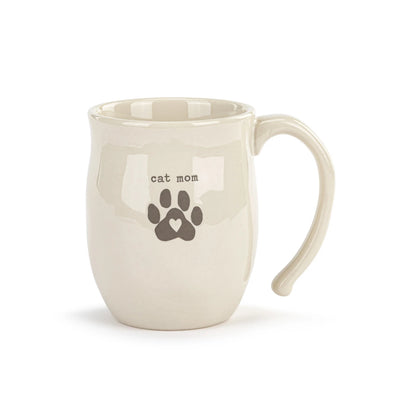 Demdaco The Warm Heart  Cat Mom Paw Pets Mug