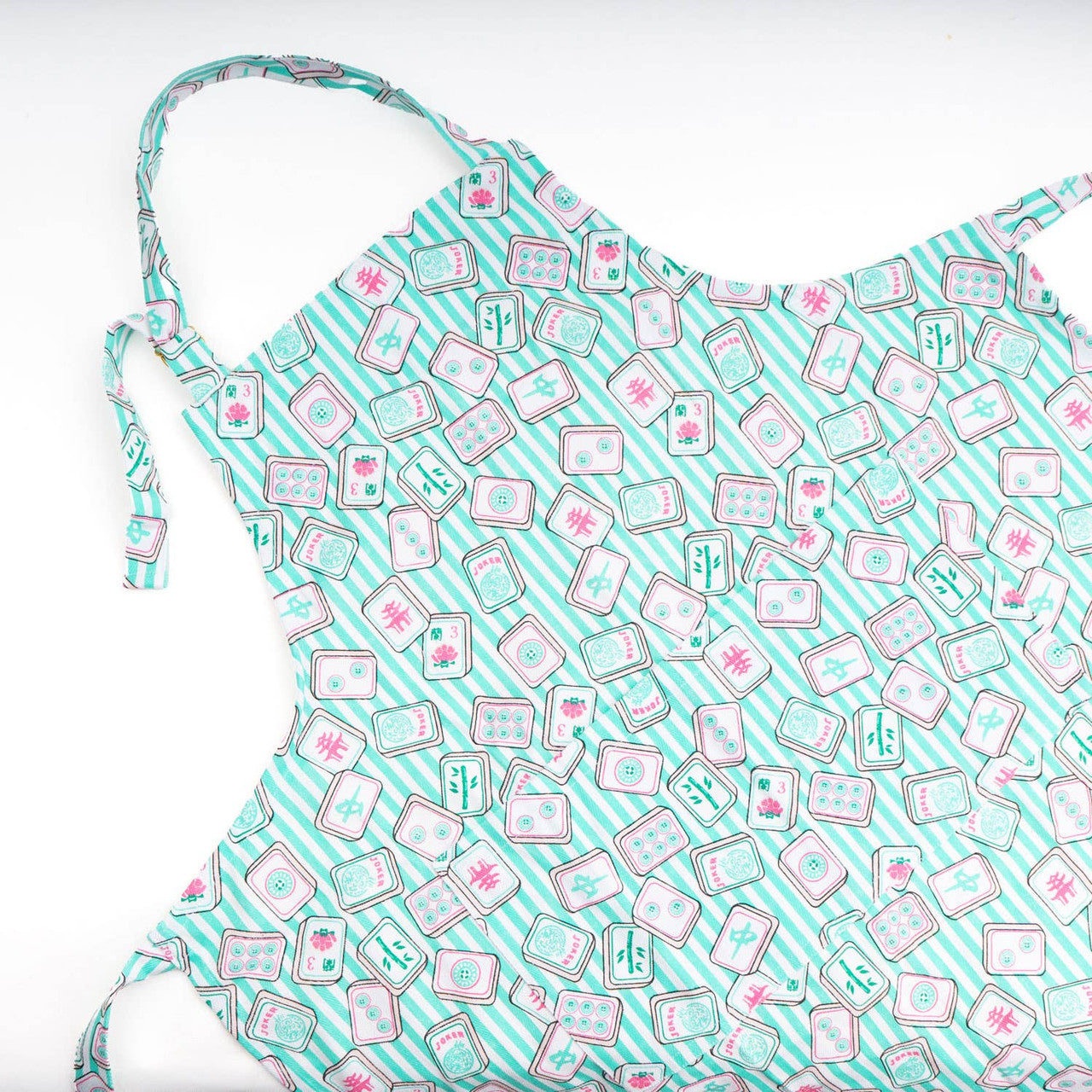 8 Oak Lane Apron - Mahjong Stripe