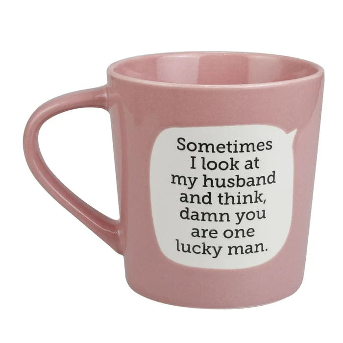 Enesco Dirty Mud Husband Mug