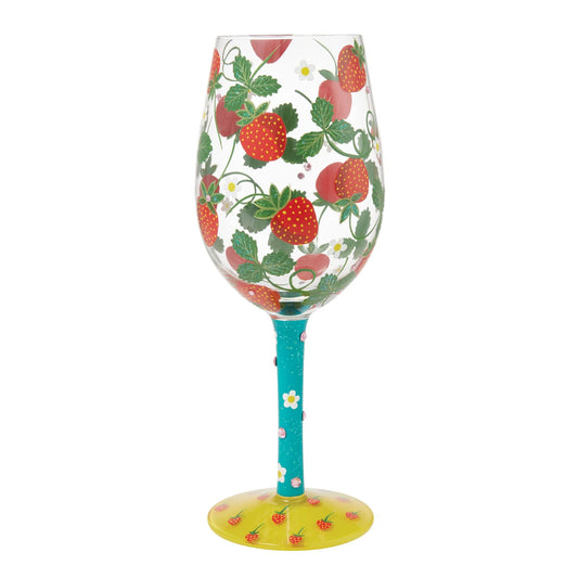 Lolita Strawberry Wine Glass