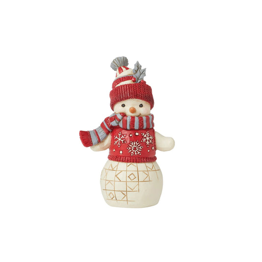 Jim Shore "Bundled Up Tight" Nordic Noel Snowman