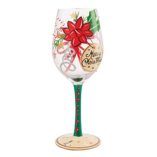 Lolita Love My Wine "My Gift to You" Hand Painted Wine Glass