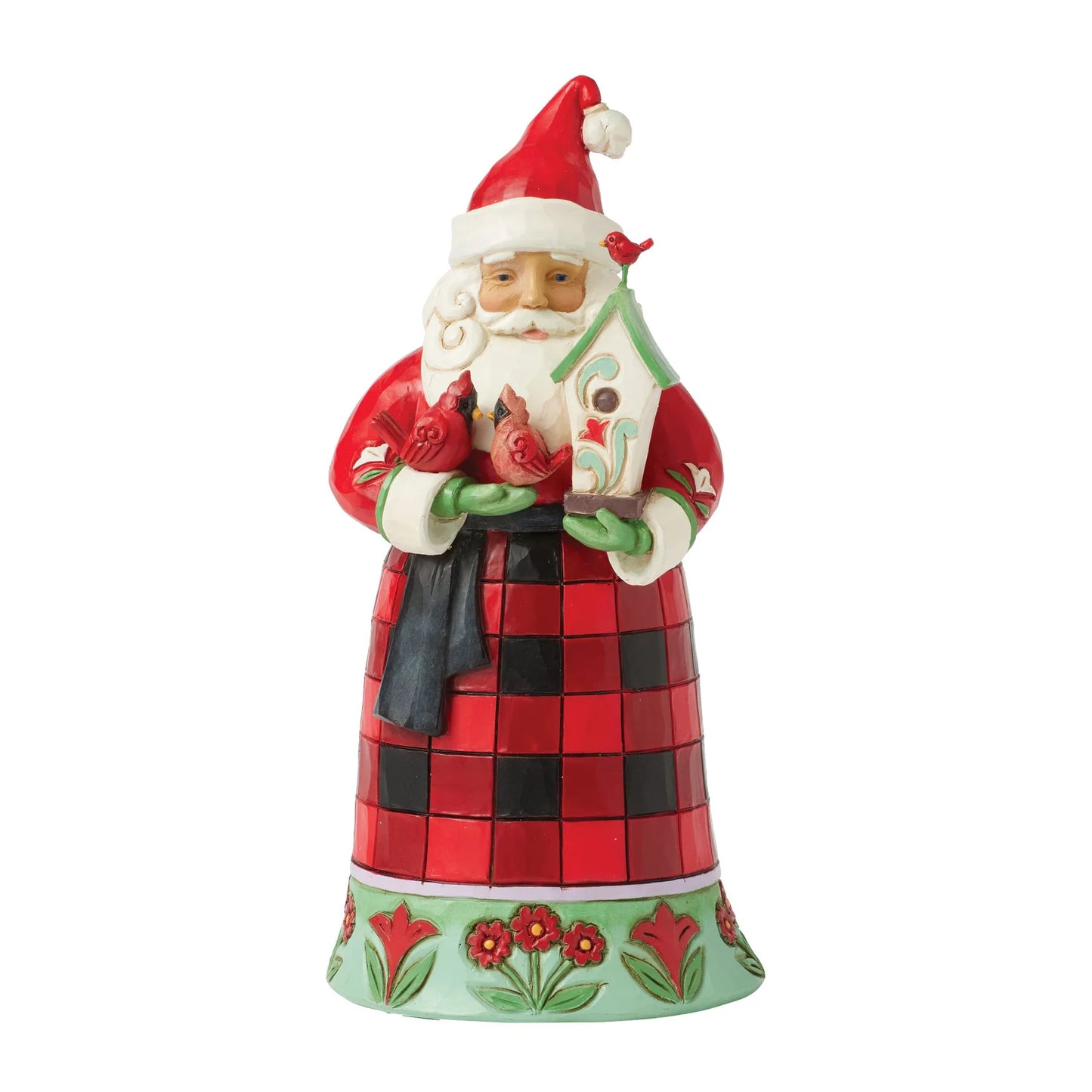Jim Shore Highland Glen "Santa's Cardinal Christmas"