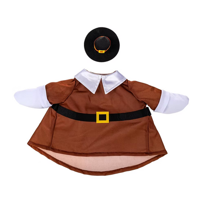 Evergreen Porch Goose Boy Harvest Pilgrim Outfit