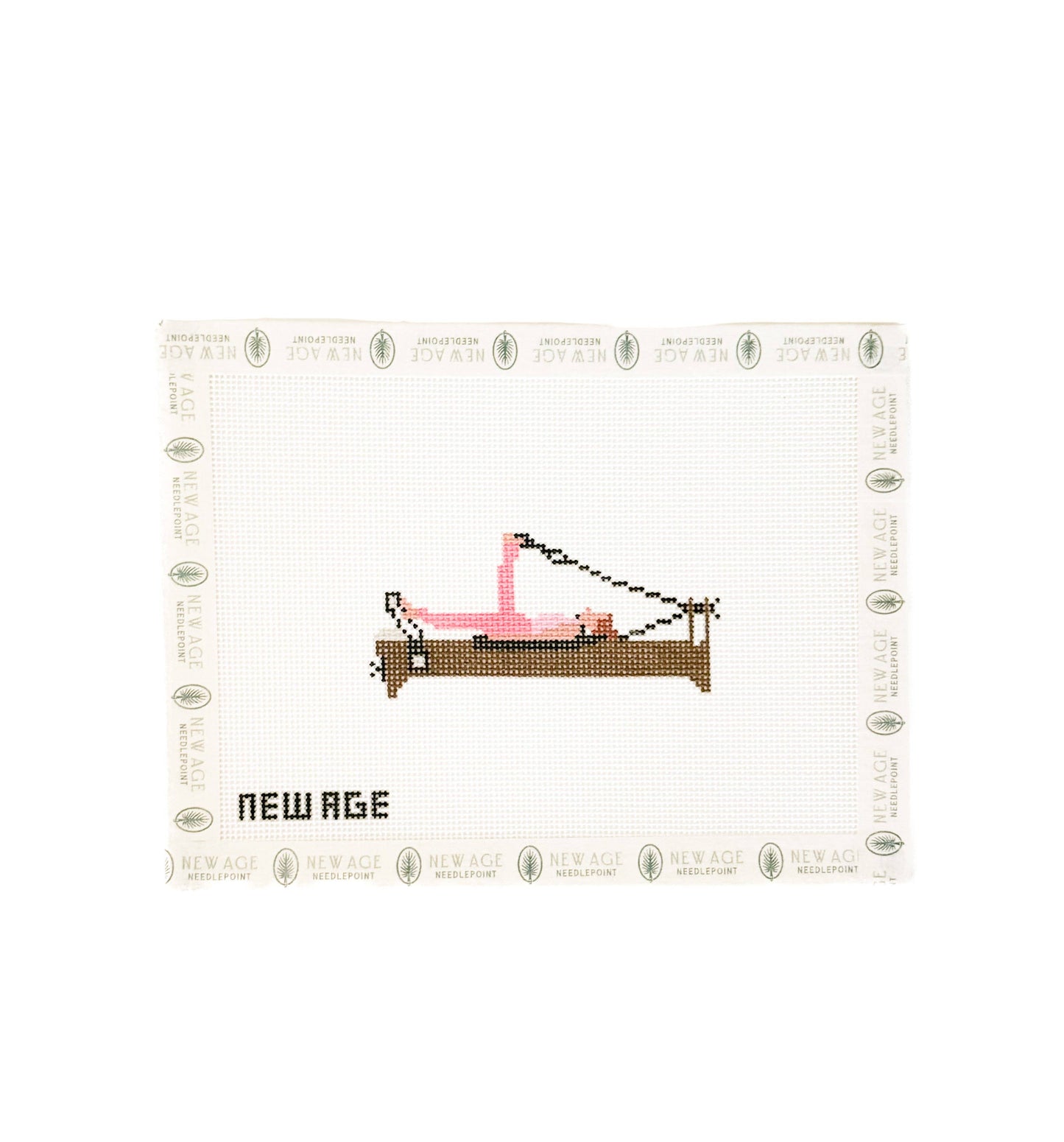 New Age Needlepoint Pilates Reformer Canvas