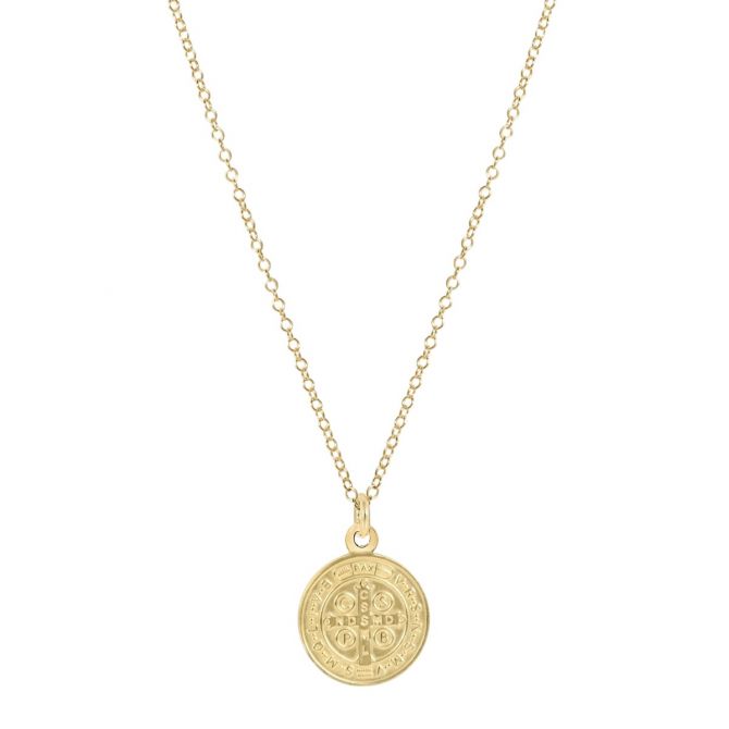 Enewton 16" Necklace Gold -Blessing Small Gold Disc