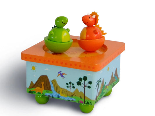 Jack Rabbit Creations Dancing Dinos Music Box