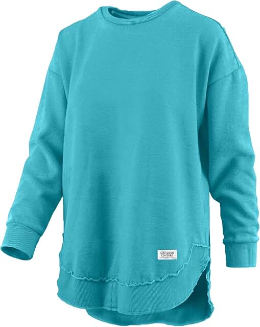 Couture Tee Company Comfy Round Here Lagoon Blue