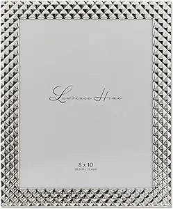 Lawrence Frames 8x10 Diamond Polished Silver Picture Frame