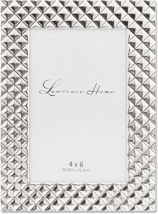 Lawrence Frames 4X6 Diamond Polished Silver