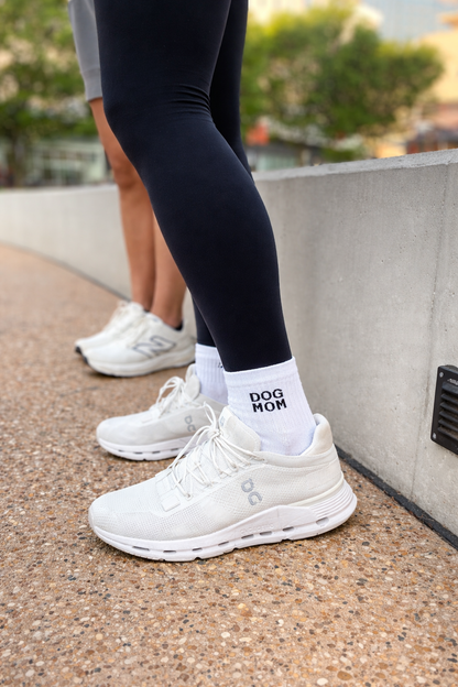 Mayo Mills Dog Mom Quarter Crew Socks