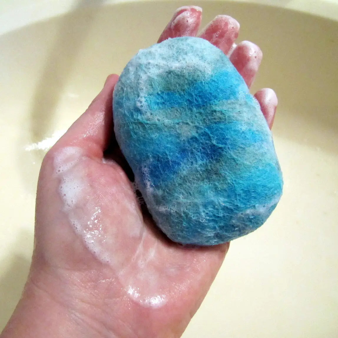 Twisted Purl Felted Soap Bar