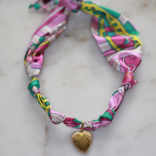 Deep South Originals Pretty in Purples Scarf Necklace - Limited Edition