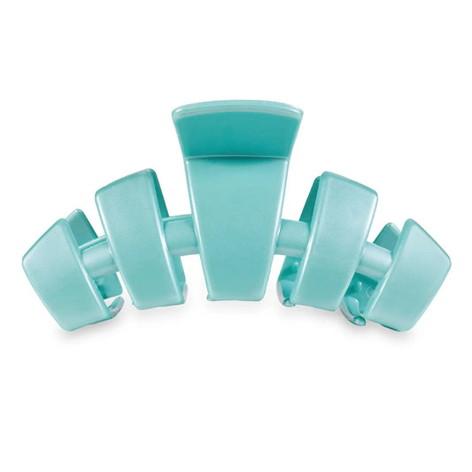 TELETIES Large Classic Hair Clip - Totally Tuquoise