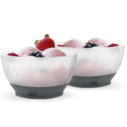 HOST Ice Cream Freeze™ Cooling Bowls w/ Cooling Gel - Set of 2