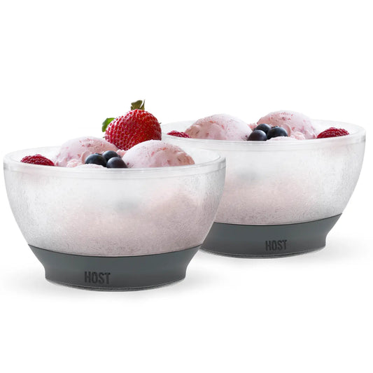 HOST Ice Cream Freeze™ Cooling Bowls w/ Cooling Gel - Set of 2