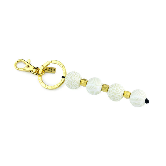 Jilzarah Ivory Palm 4-Ball Keychain