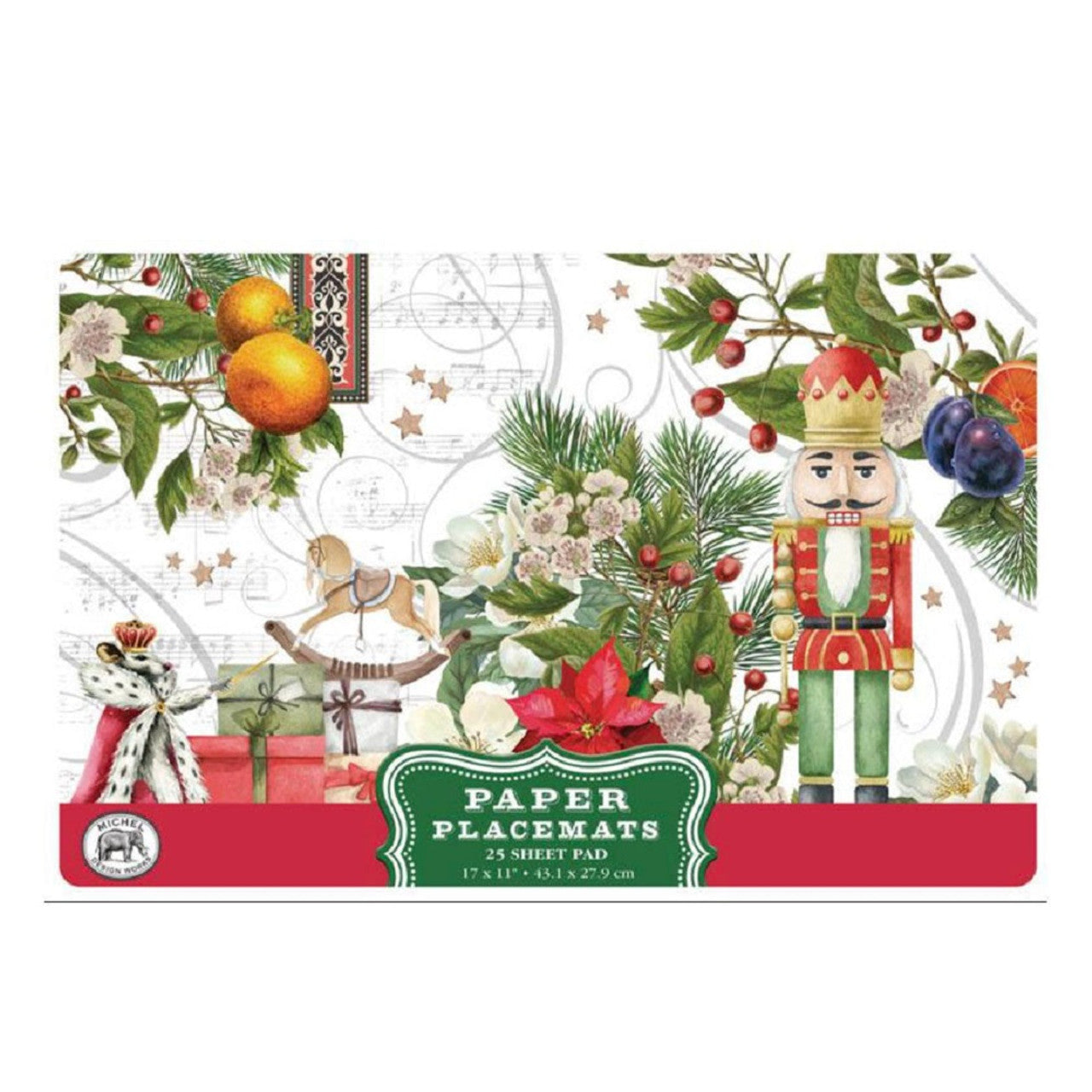 Michel Designs Works Nutcracker Suite Paper Placemats