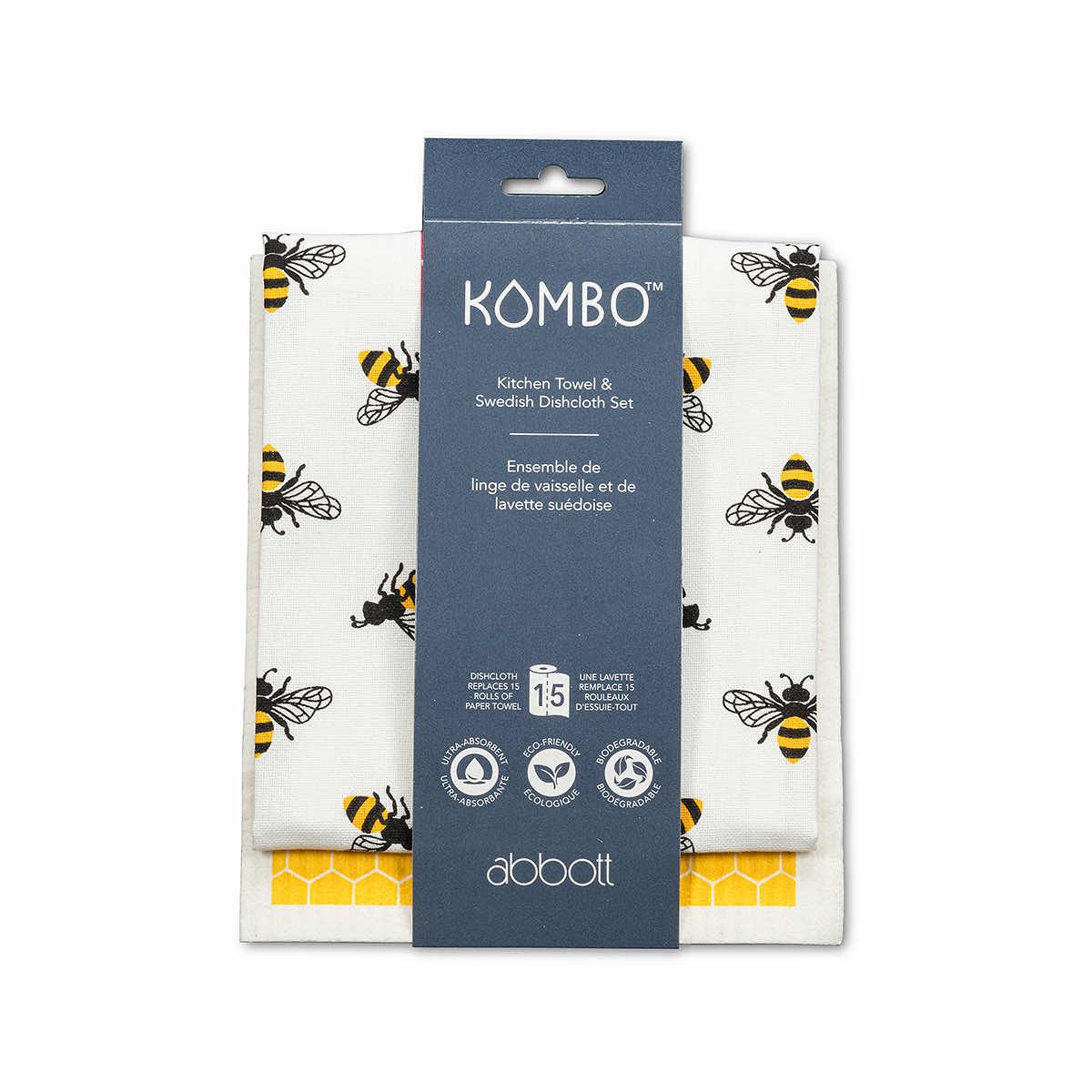 Abbott Kitchen Towel & Swedish Dishcloth Set