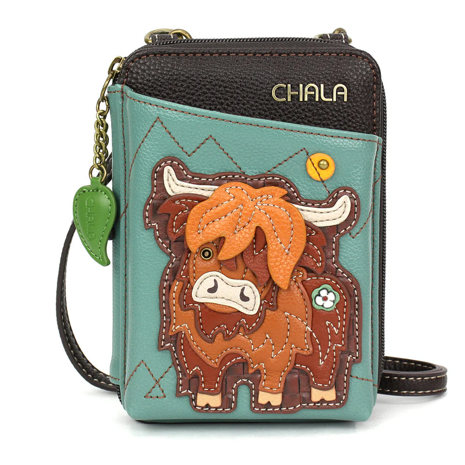 Chala Group Wallet Crossbody Highland Cow