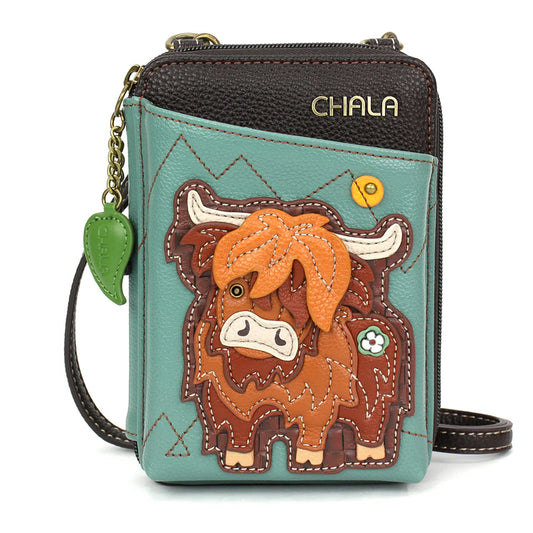 Chala Group Wallet Crossbody Highland Cow