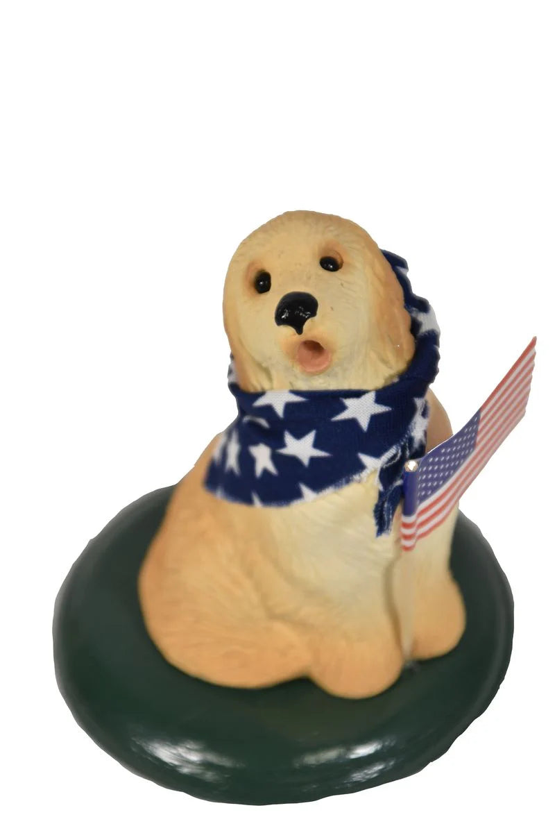 Byer's Choice Patriotic Retriever