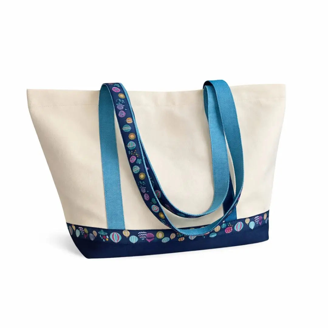 Hot Air Balloon Canvas Tote