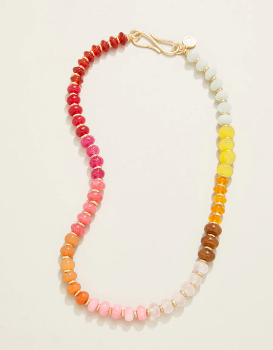 Spartina 449 Sawyer Stone Necklace 17" Warm/Multi