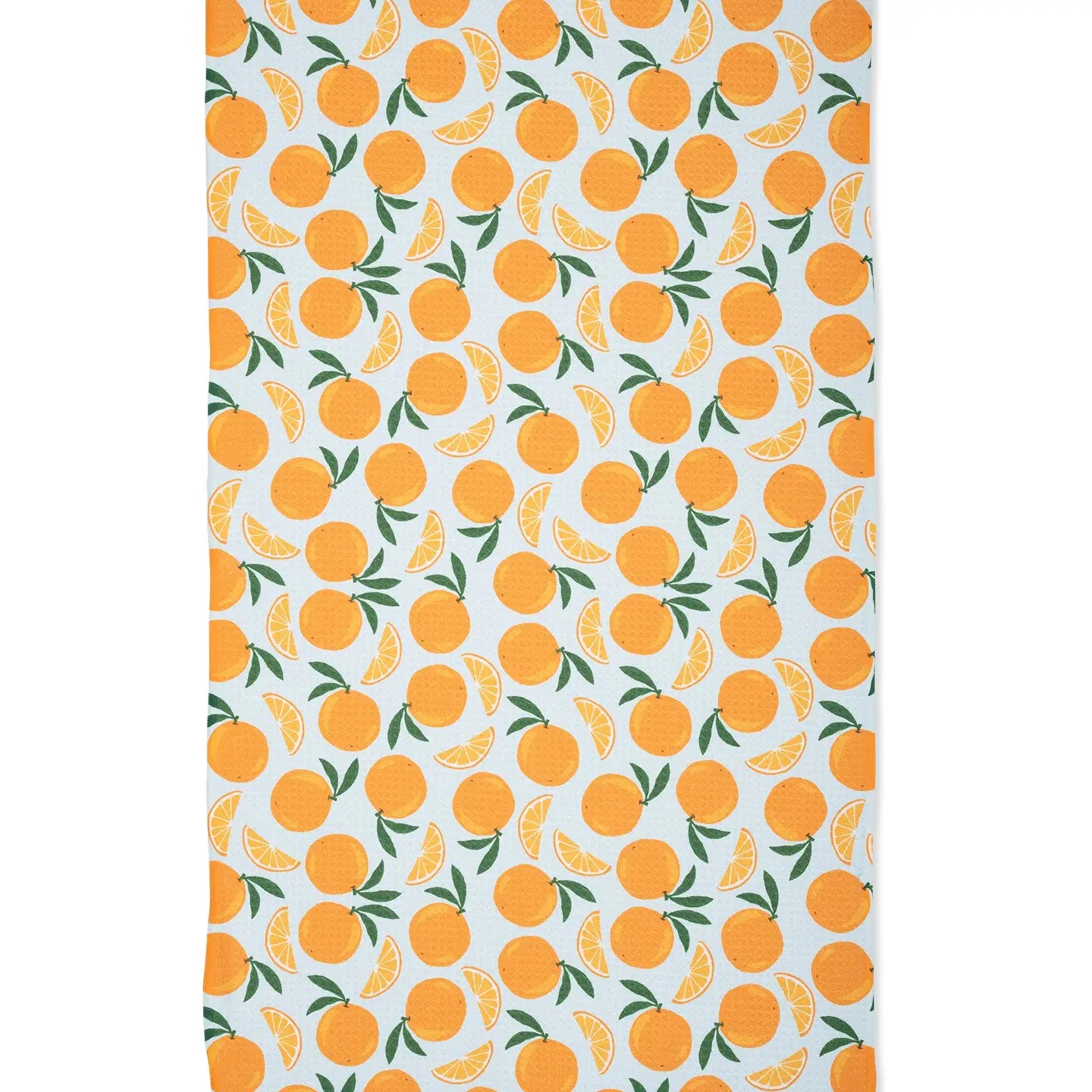 Geometry Sweet Orange Tea Towel