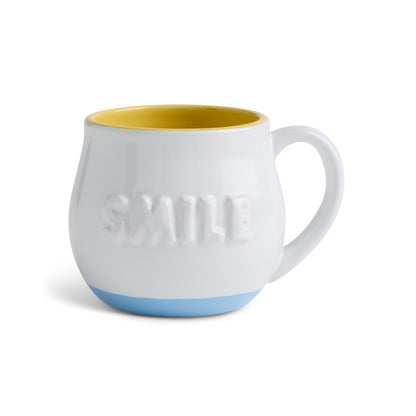 Demdaco Smile Sculpted Mug