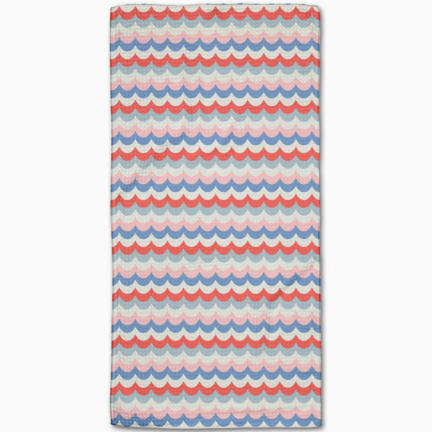 Geometry Scallop Stripes Bar Towel