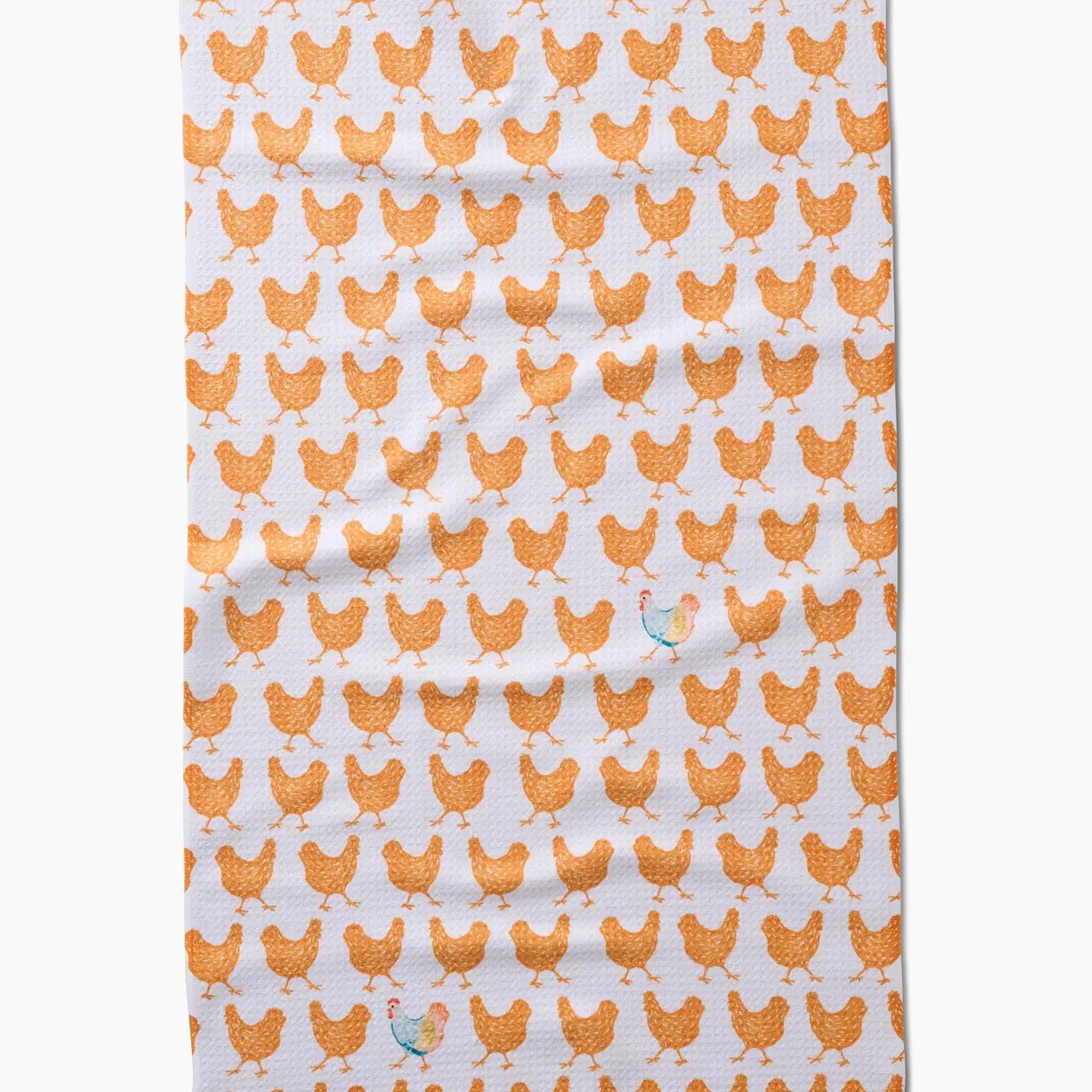 Geometry Fun Spring Chicks Tea Towel
