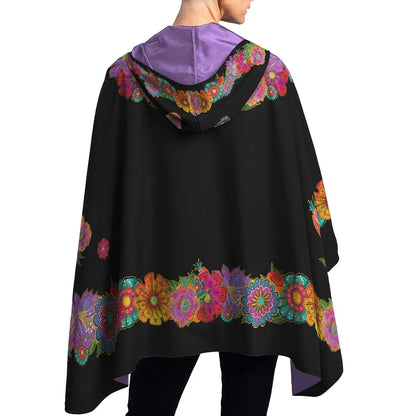 RainCapers Laurel Burch Blooms Reversible Rain Cape Poncho