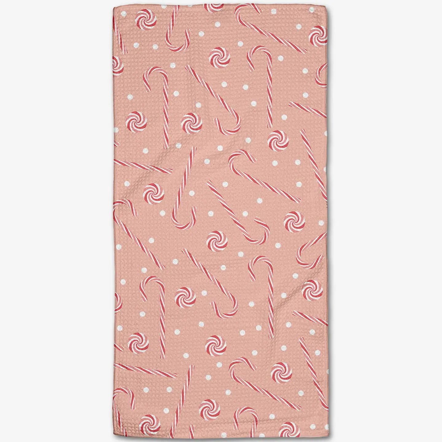 Geometry Pink Peppermint Bar Towel