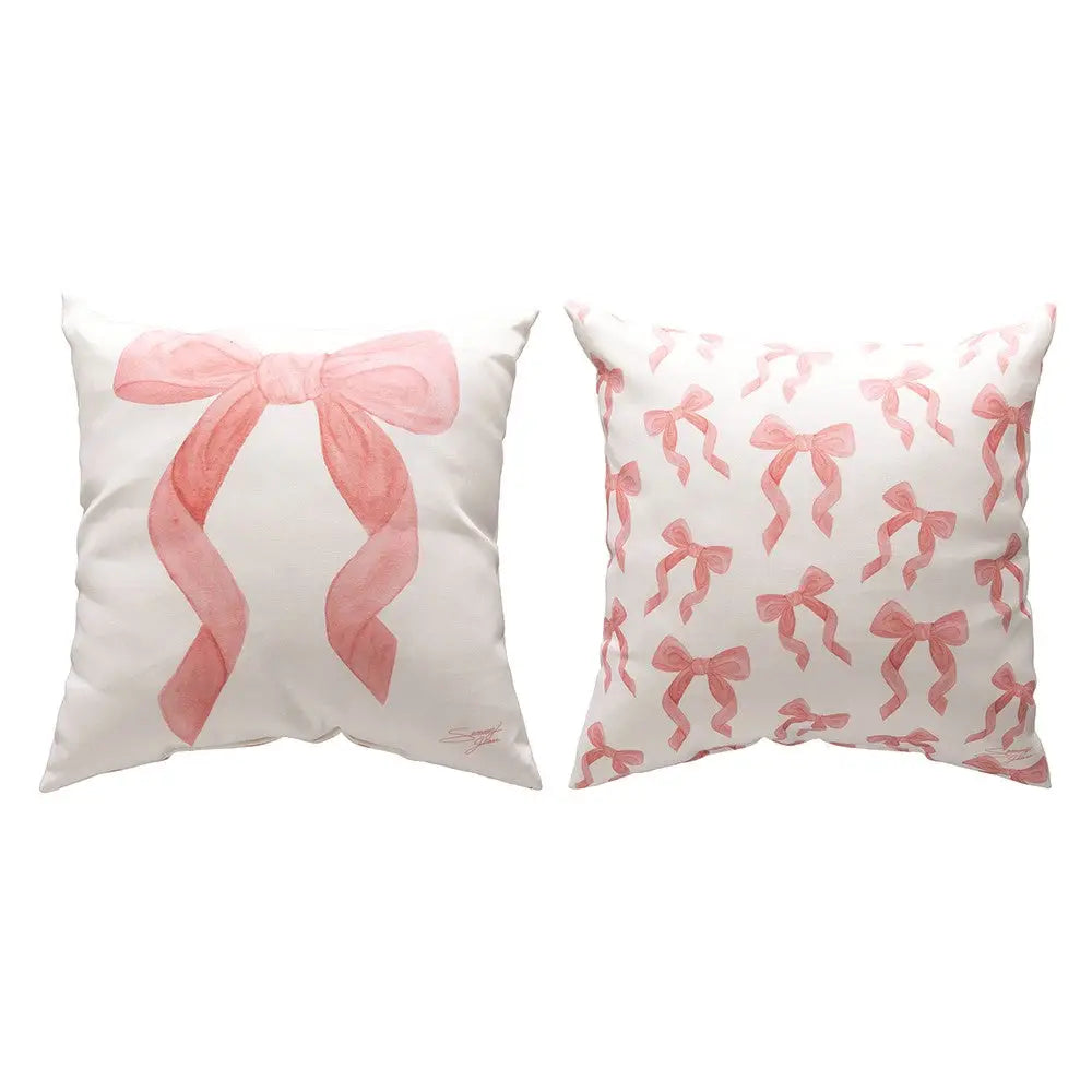 Manual Woodworkers and Weavers The Chance is There Bow Throw Pillow 18" x 18"