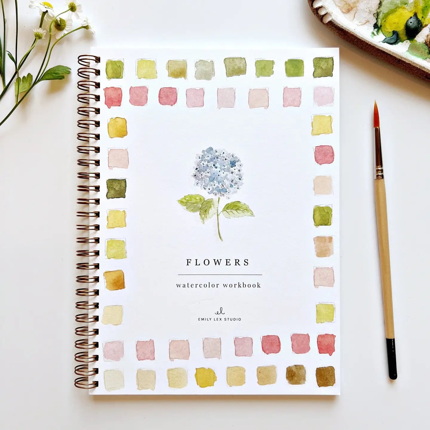 Emily Lex Studio FLowers Watercolor Workbook