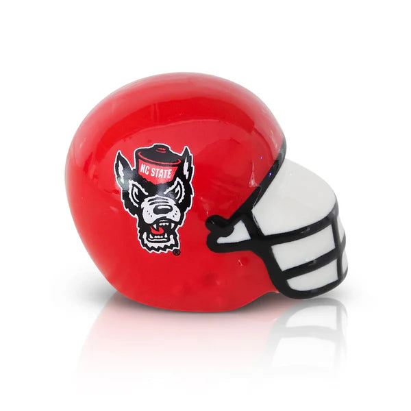 Nora Fleming North Carolina State University Helmet Mini