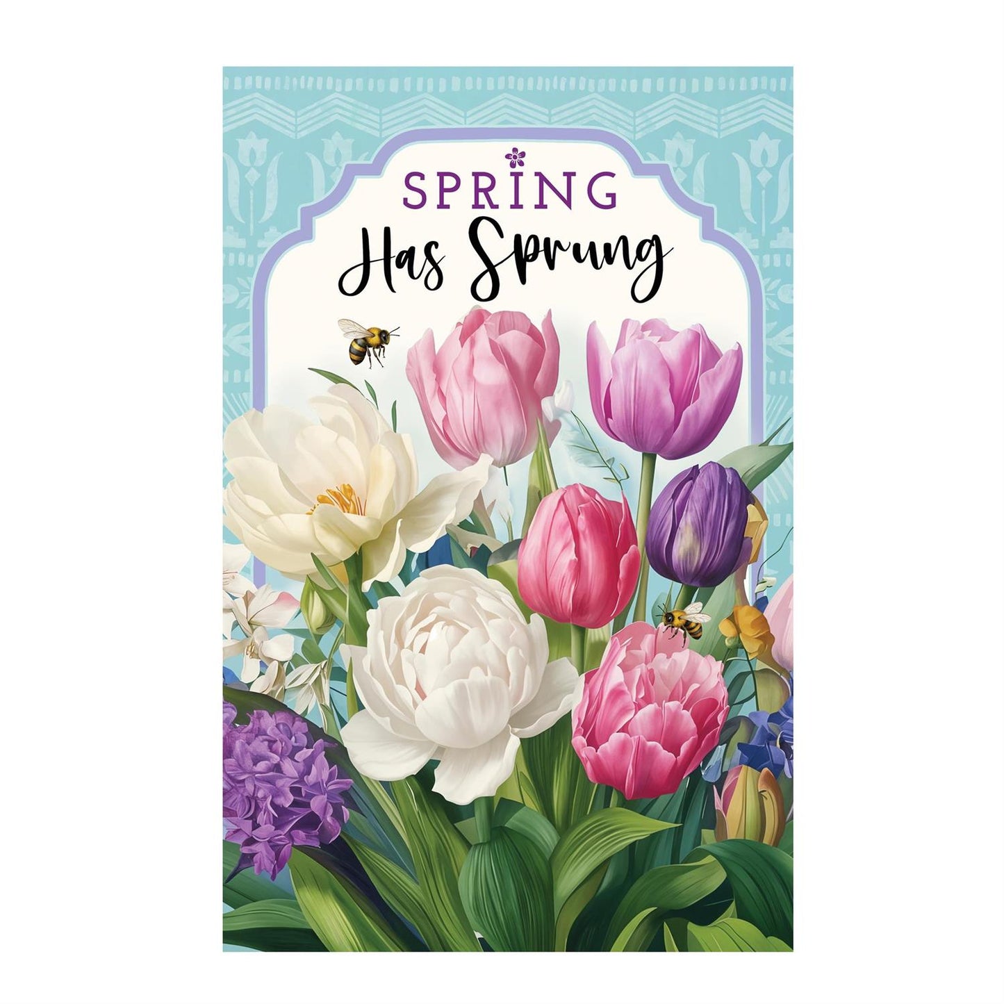 Evergreen Early Spring Mix Applique Garden Flag