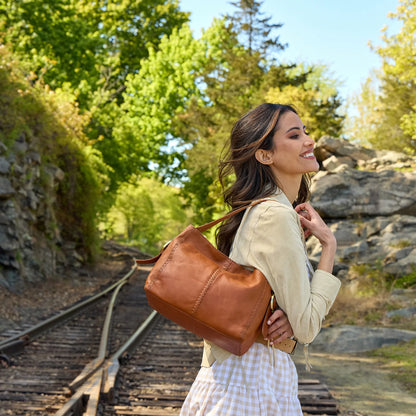 HOBO Render Shoulder Bag Kindling Brown