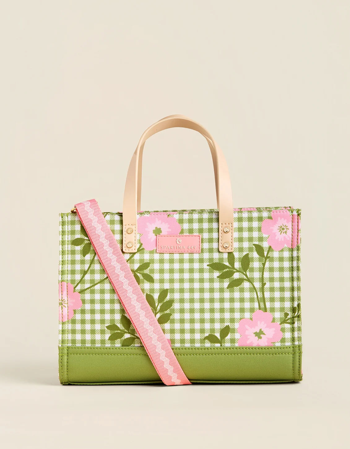 Spartina 449 Golf Crossbody Tote Castillo Gingham