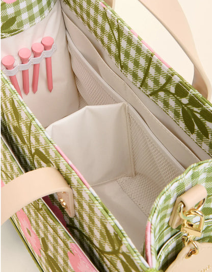 Spartina 449 Golf Crossbody Tote Castillo Gingham